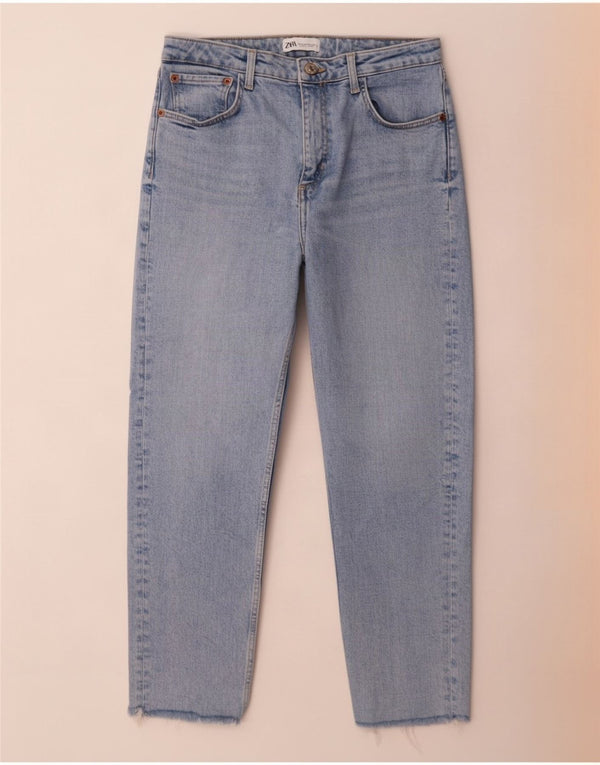 Zara Womens Tapered Jeans EU 42 Large W32 L26 Blue Cotton