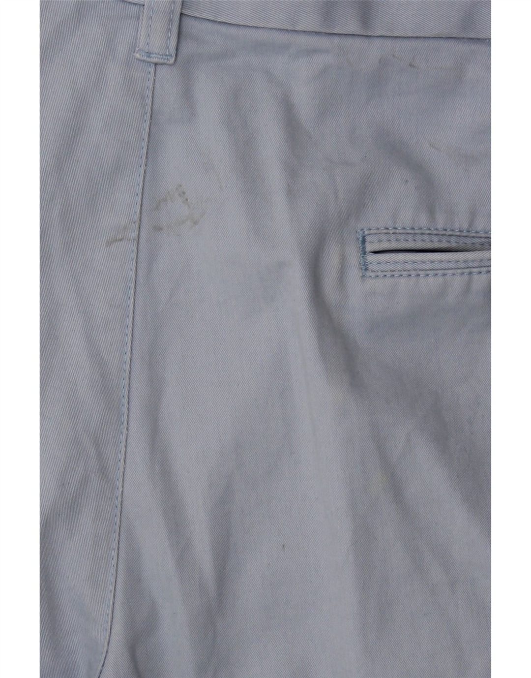 MARKS & SPENCER Herre Blue Harbor Chino Shorts W36 Large Blue Cotton