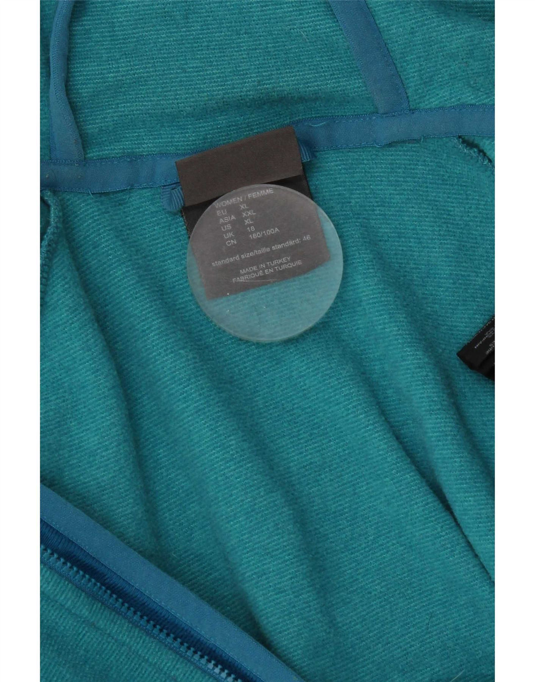 Jack Wolfskin Dame Hættetræningsdragt Topjakke UK 18 XL Blå Polyester