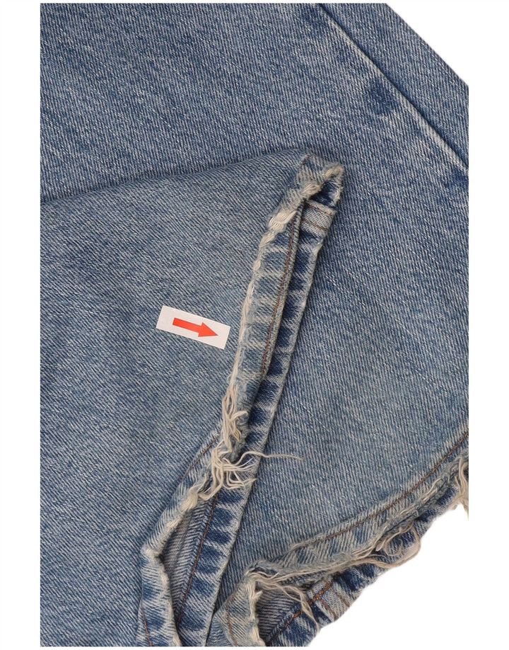 Topshop Dame Straight Jeans W30 L32 Blå Polyester