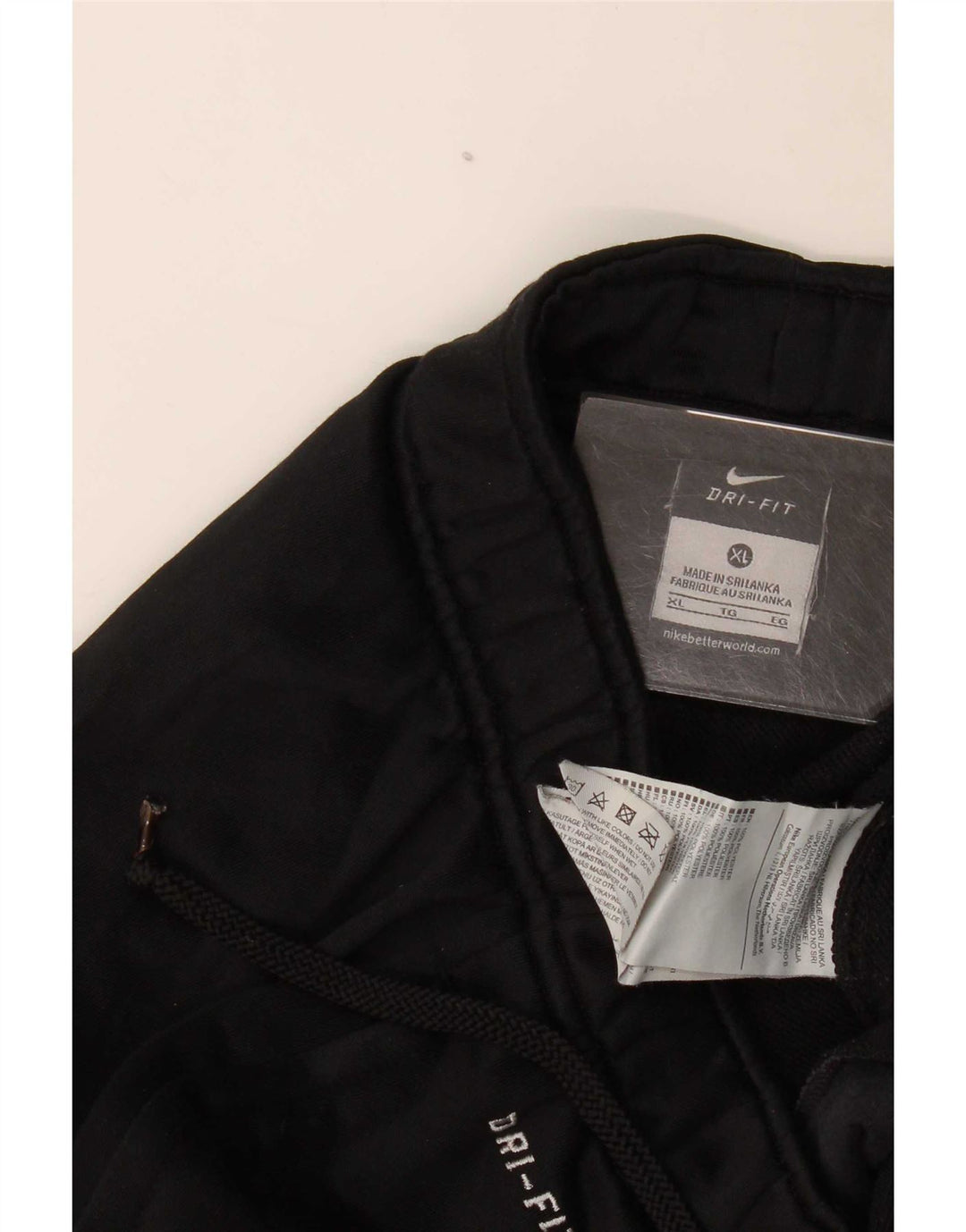 Nike Herre Dri Fit træningsdragt bukser XL sort polyester