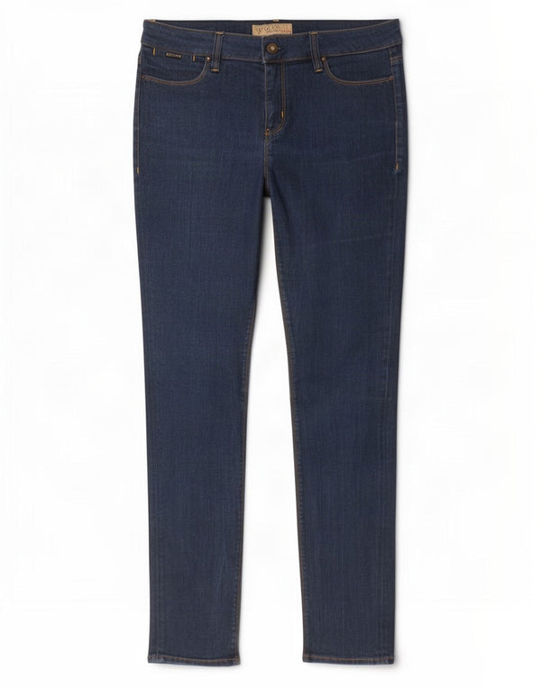 Guess Dame Skinny Jeans W32 L32 Marineblå Bomuld