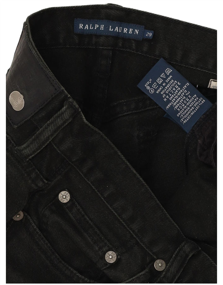 Ralph Lauren Dame Slim Jeans W29 L28 Grøn Bomuld