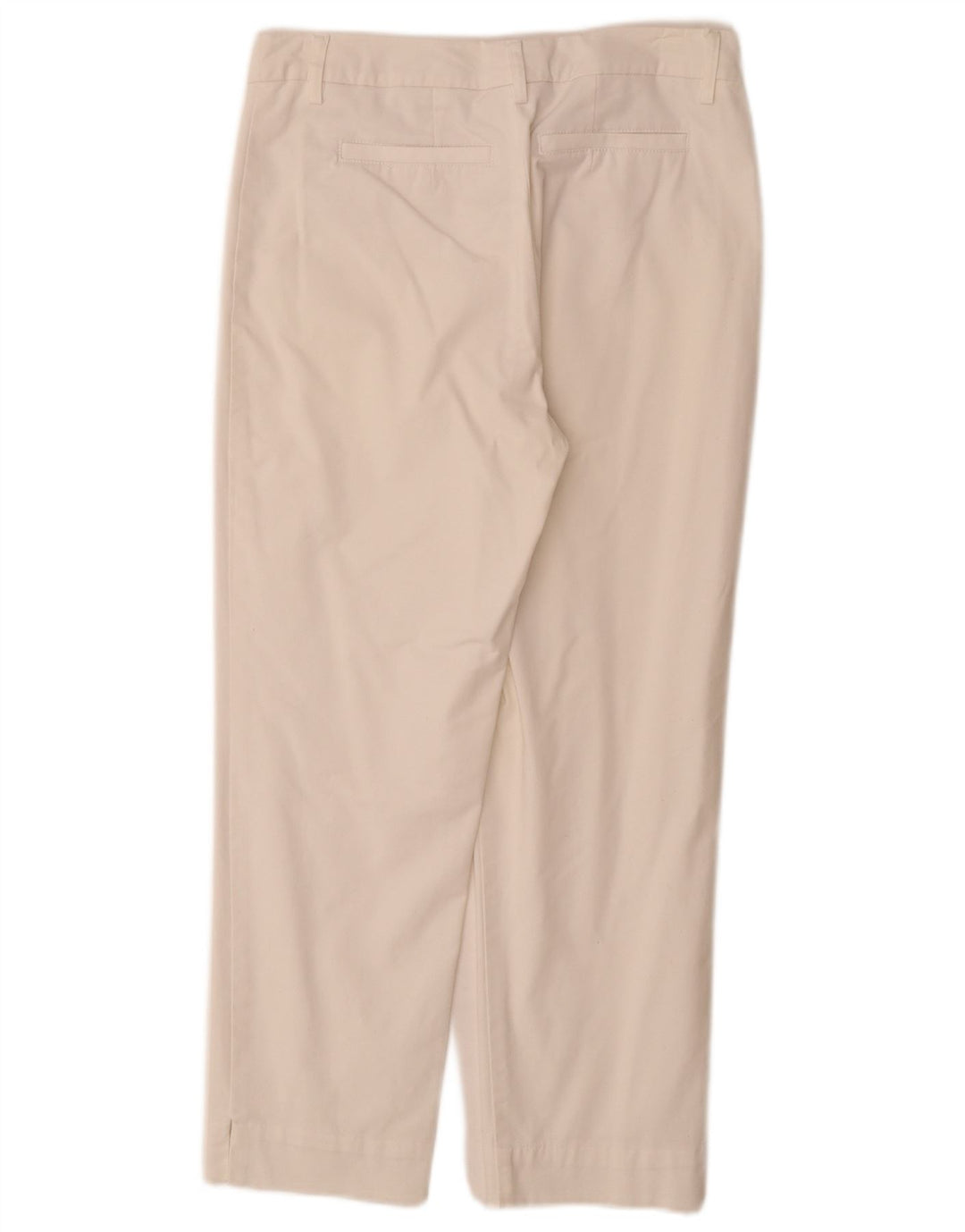 Marella Dame Straight Cropped Trousers W28 L26 White