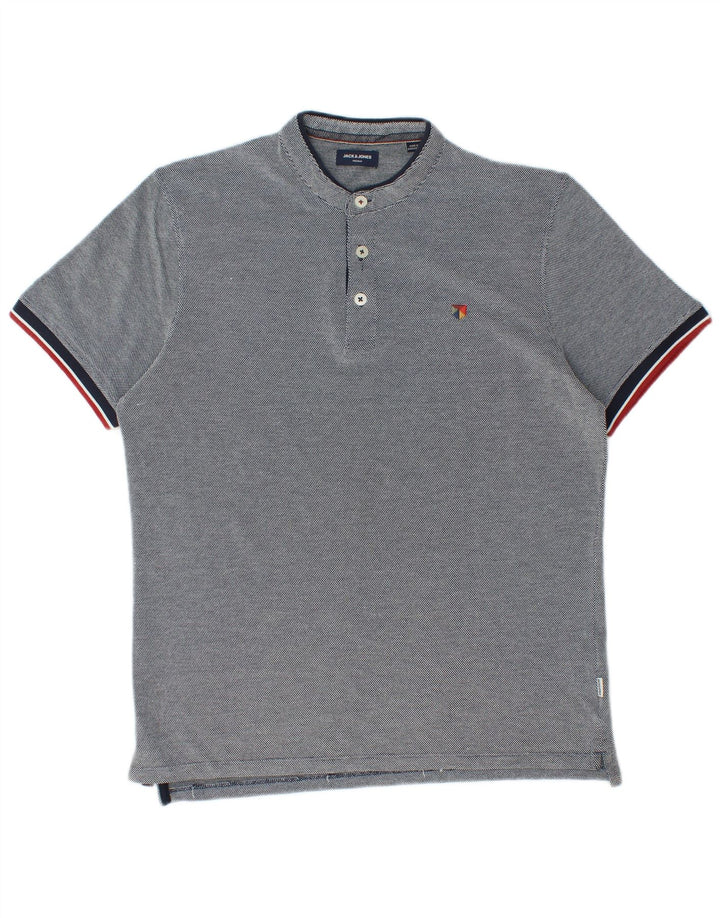 Jack & Jones herre poloskjorte stor marineblå bomuld
