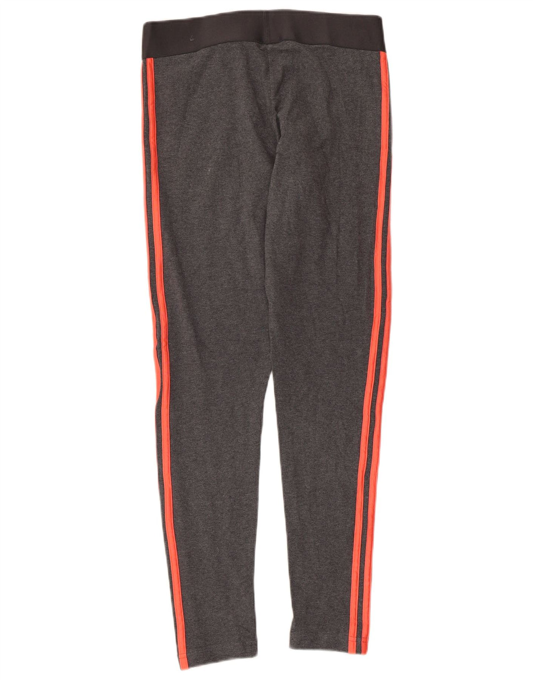 ADIDAS Dame Leggings UK 12/14 Medium Grey Bomuld