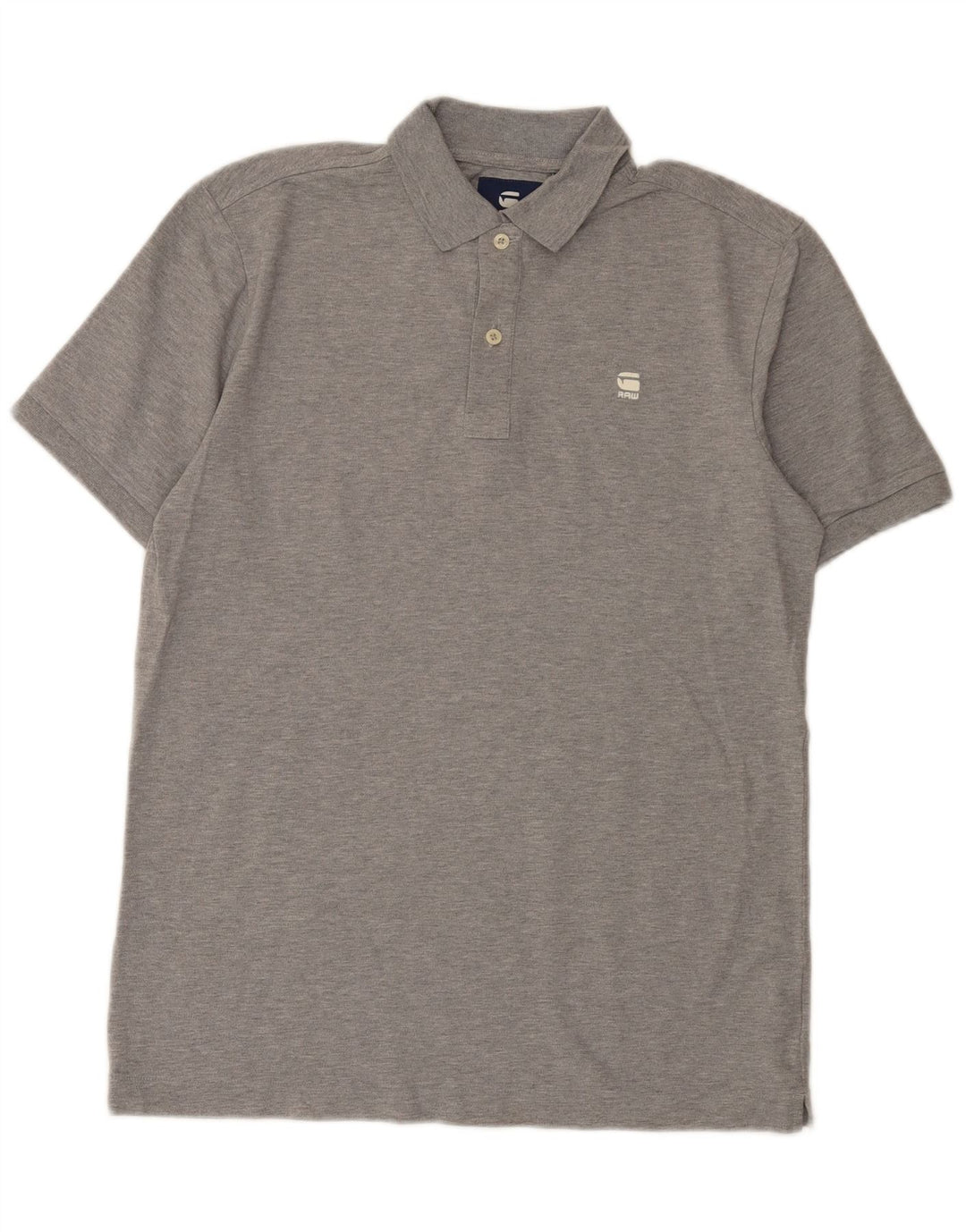 G-Star Poloshirt til mænd mellemgrå bomuld
