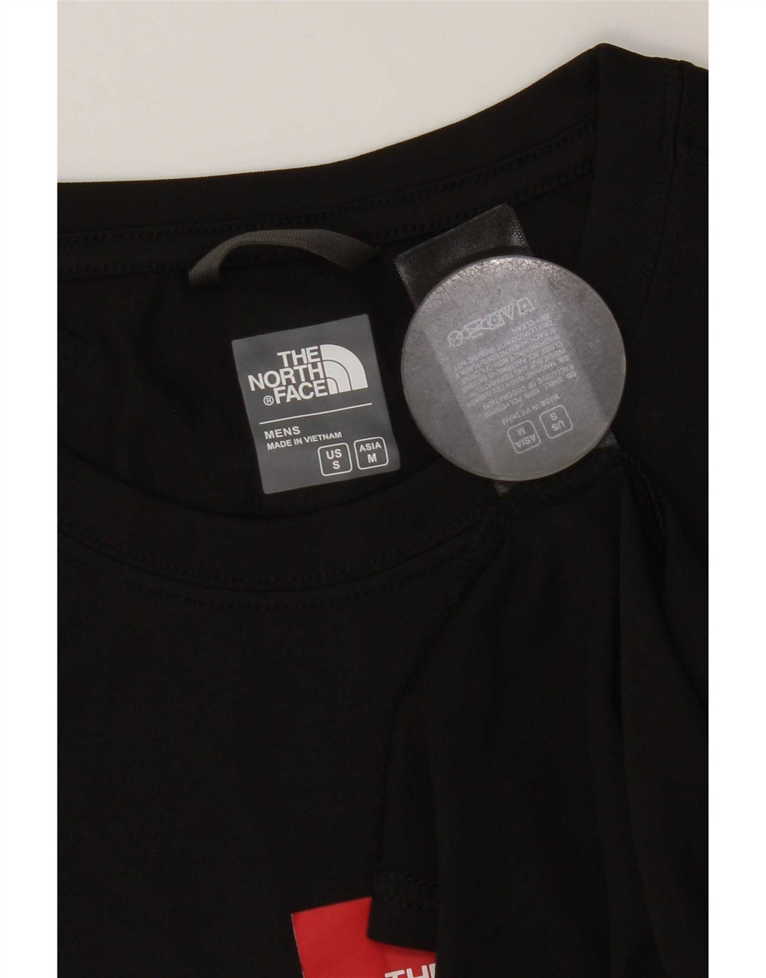The North Face Herre grafisk T-shirt Top Lille sort polyester