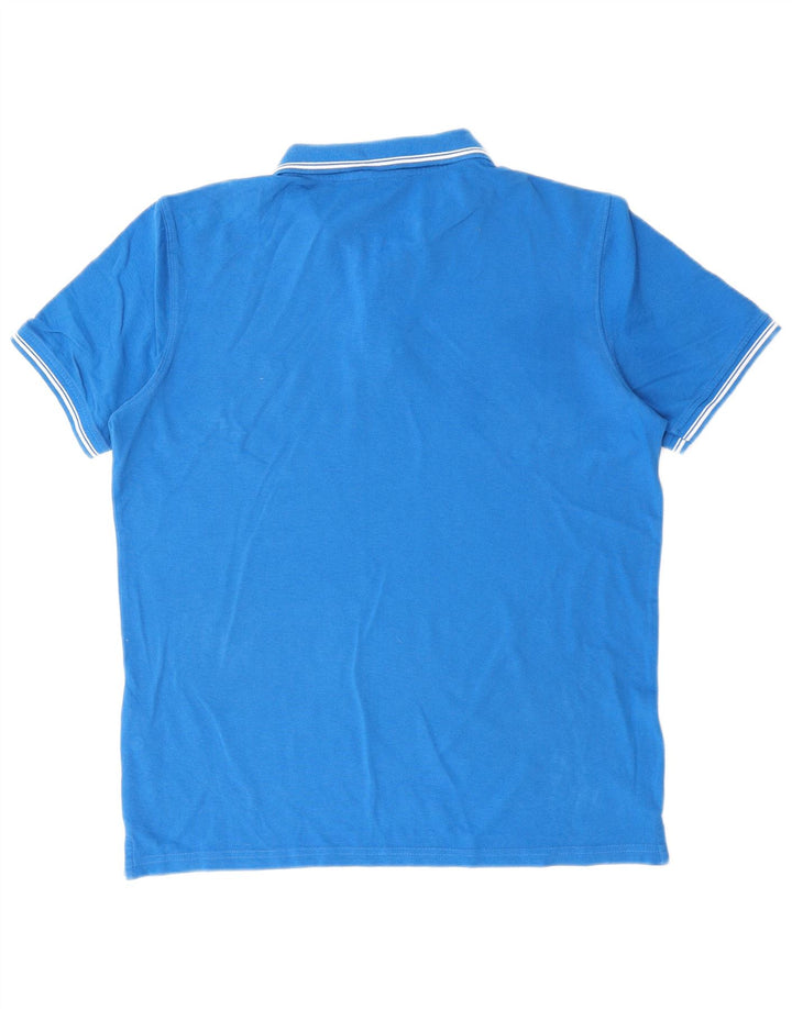 Carrera herre poloshirt XL blå bomuld