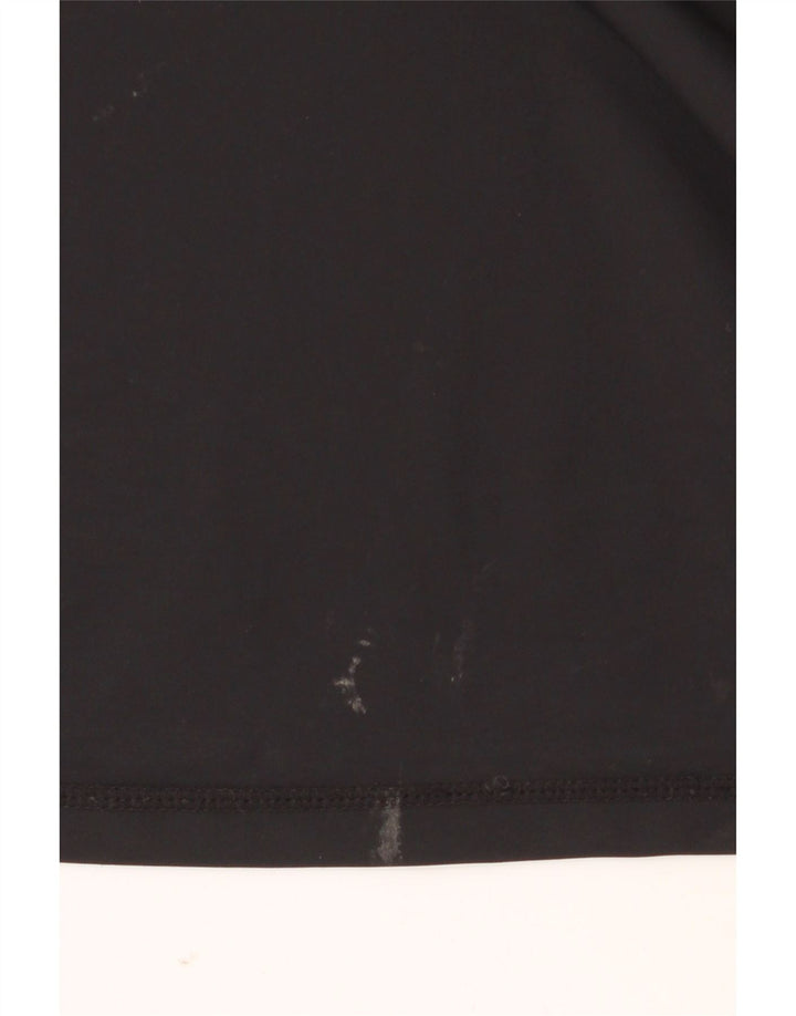 MOUNTAIN WAREHOUSE Herre T-Shirt Top Medium Sort Polyamid