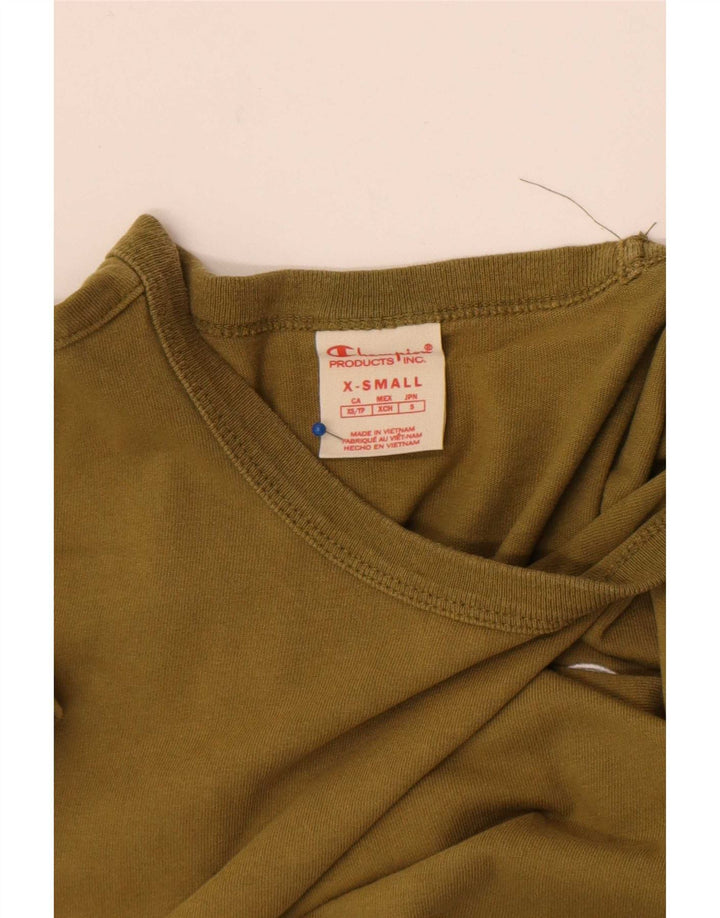 Champion Herre T-Shirt Top XS Khaki
