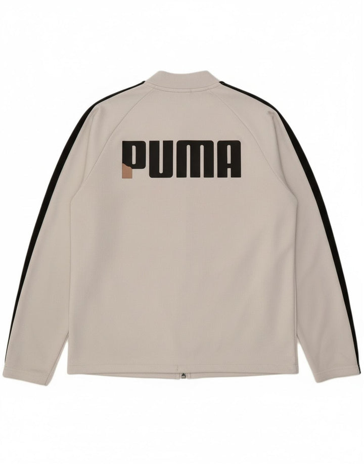 Puma Herre grafisk træningsdragt Topjakke Stor hvid polyester