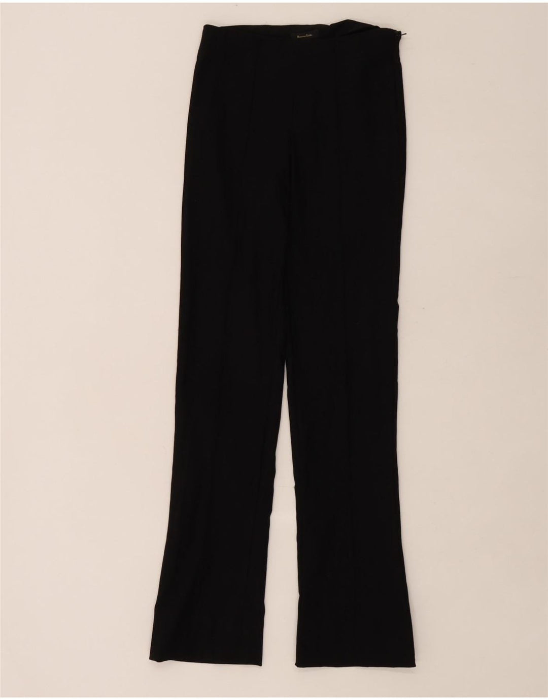 Massimo Dutti Dame Bootcut Bukser EU 34 2XS W26 L30 Sort Viscose