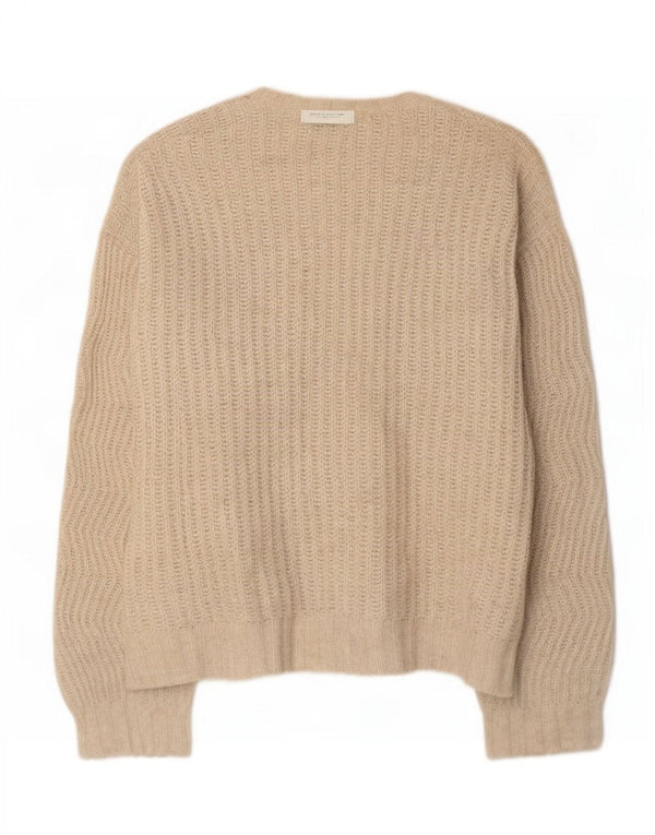 Rip Curl Dame Oversized Cardigan Sweater UK 14 Medium Beige