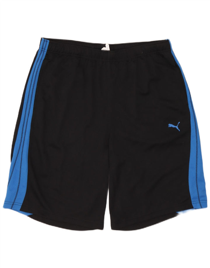 PUMA Sportshorts til mænd Large Black Colourblock Polyester