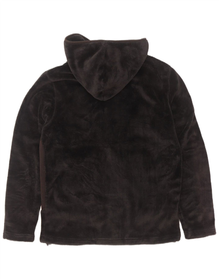 Brugi Herre hættejakke i fleece UK 40 Large Black Colourblock Polyester