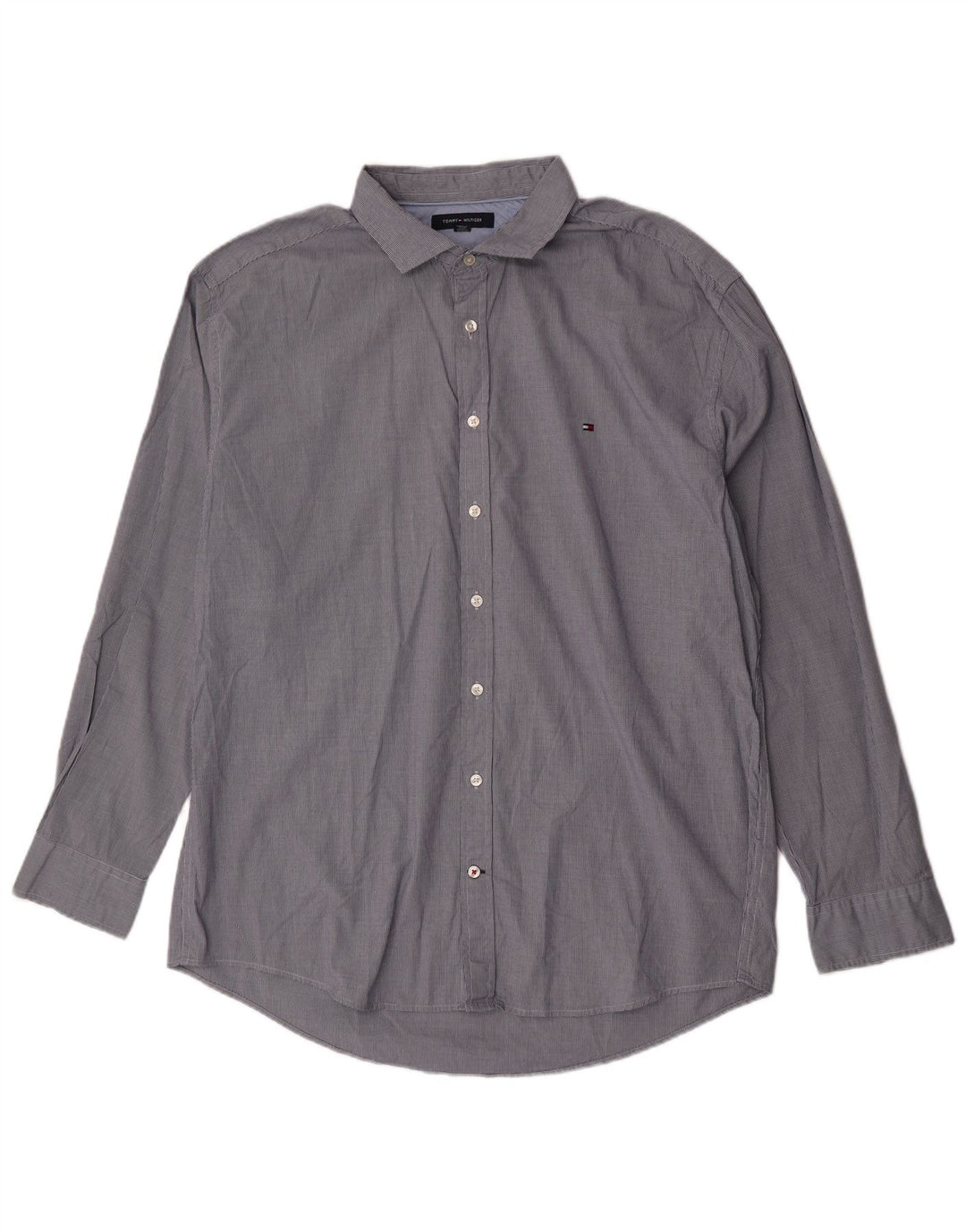 Tommy Hilfiger Herreskjorte 2XL Blå Houndstooth