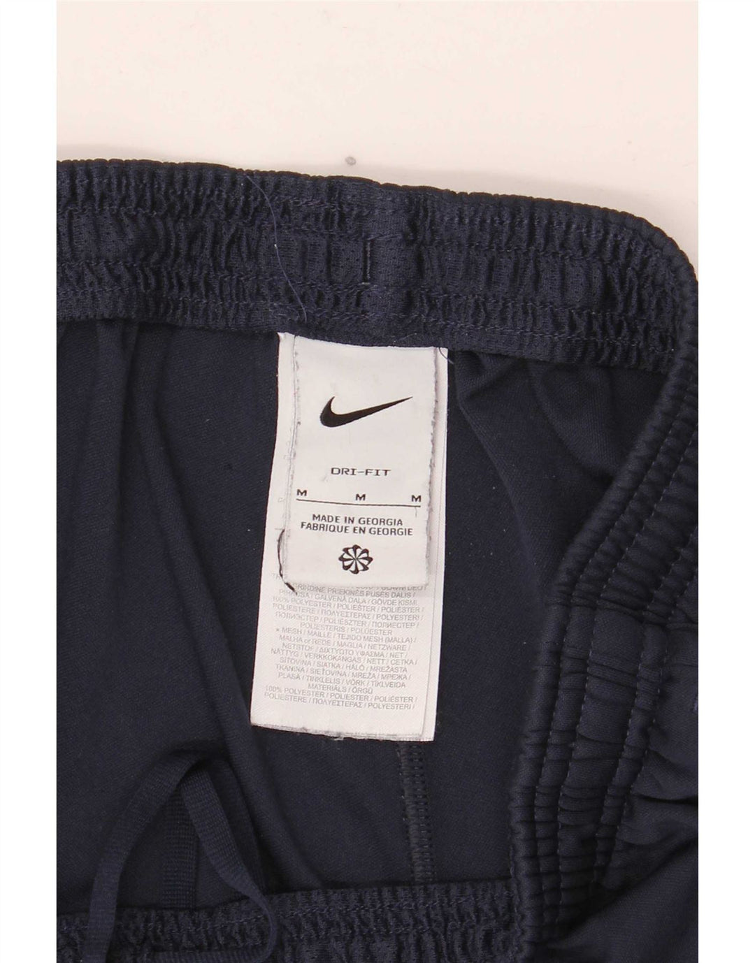 Nike Herre Dri Fit træningsdragt Bukser Medium Navy Blue Colourblock Polyester