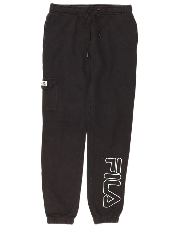 FILA Girls Graphic Cargo træningsdragt Bukser Joggers 13-14 år Sort
