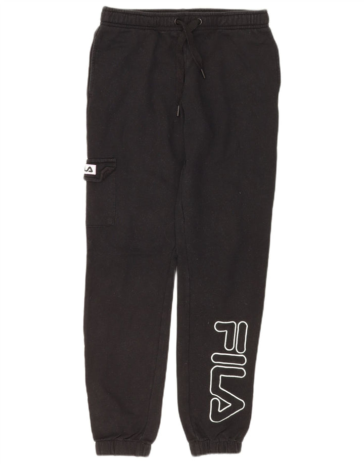 FILA Girls Graphic Cargo træningsdragt Bukser Joggers 13-14 år Sort