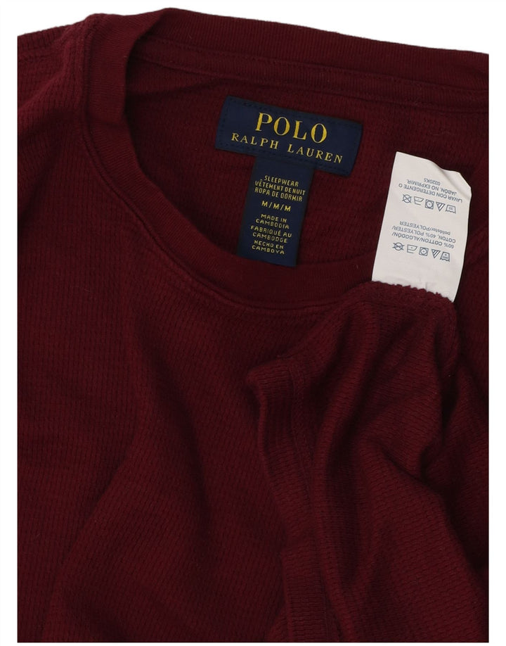 POLO RALPH LAUREN Herre Top Langærmet Medium Maroon Bomuld