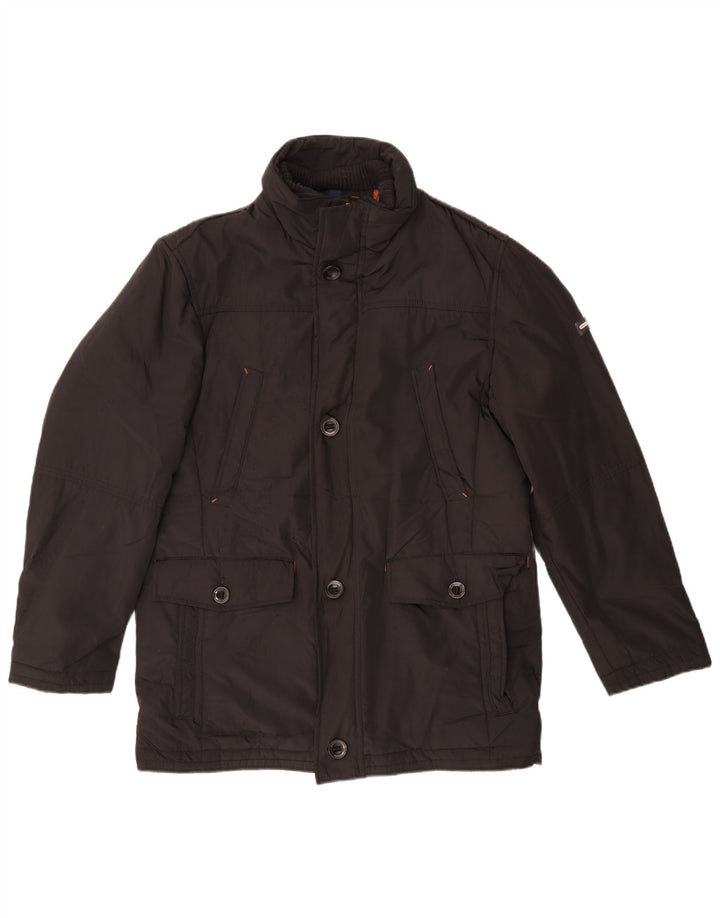 Pierre Cardin Herre Utility Jacket UK 40 Large Black Polyester Classic