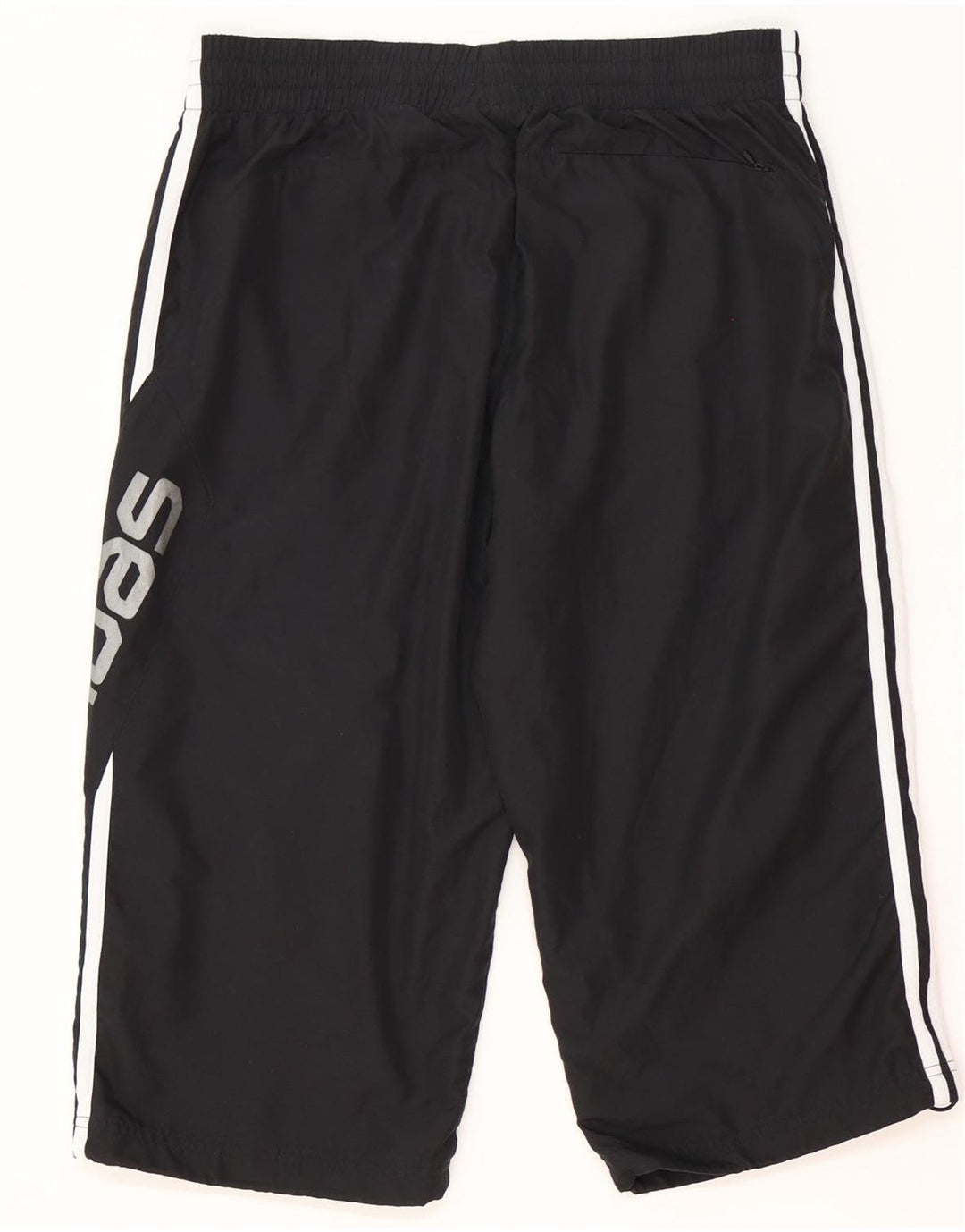 Adidas Herre grafiske Bermuda Sportshorts Medium Sort Polyester