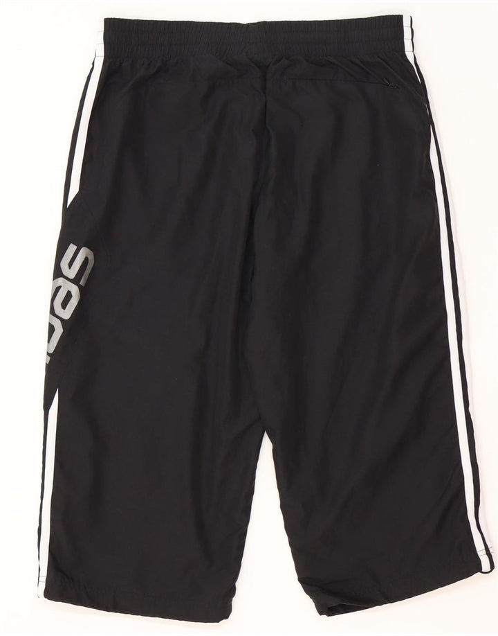 Adidas Herre grafiske Bermuda Sportshorts Medium Sort Polyester
