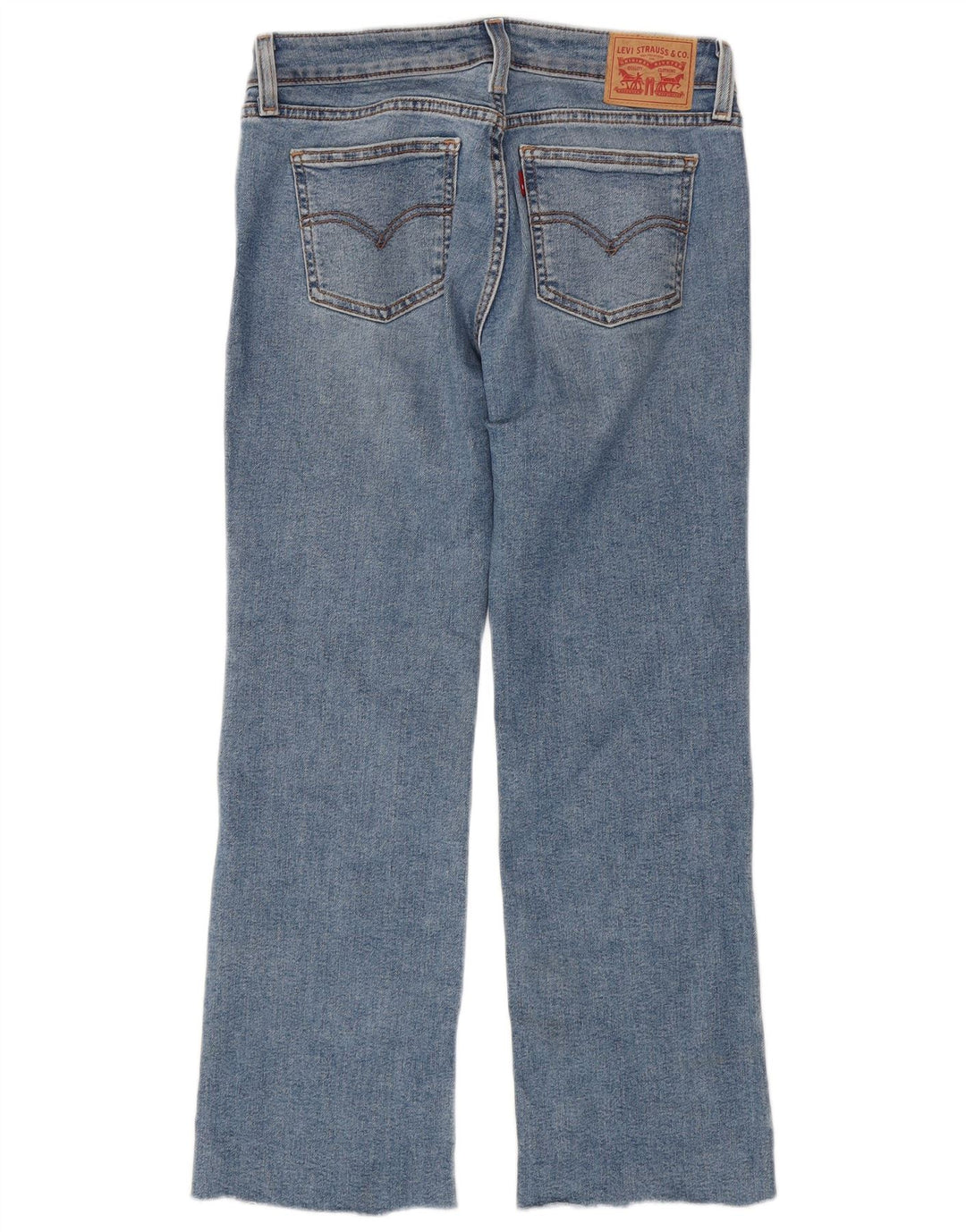 Levi's Dame Super Low Bootcut Jeans W28 L30 Blå Bomuld