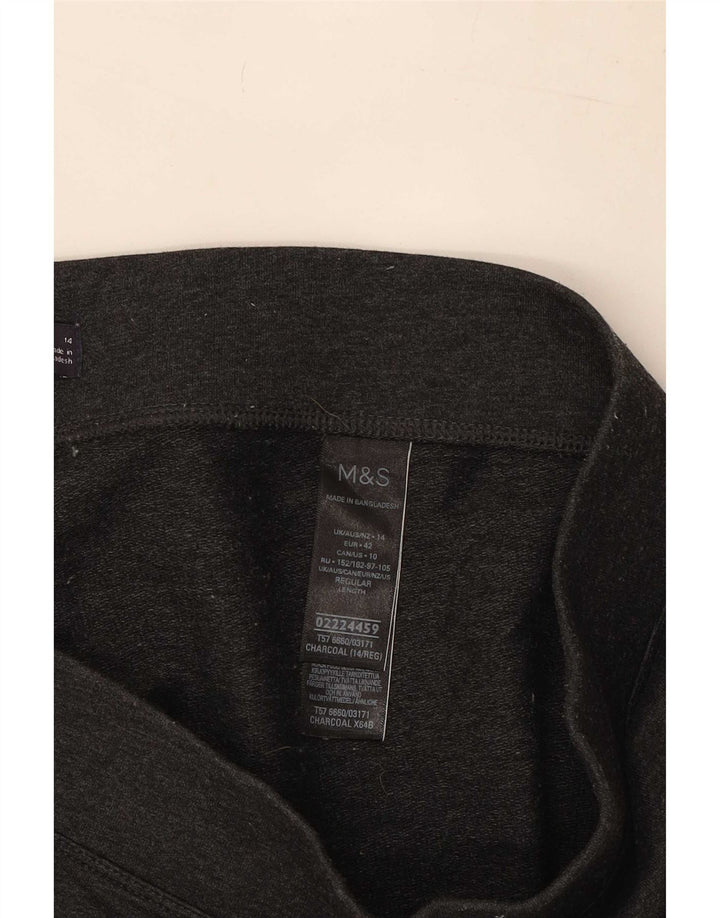 Marks & Spencer Dame Leggings UK 14 Large Grå Bomuld