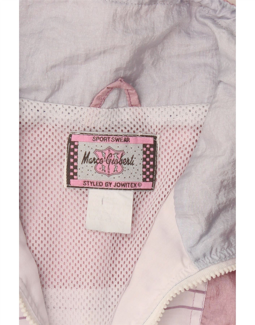 Vintage træningsdragt til mænd Topjakke XL Pink Colourblock