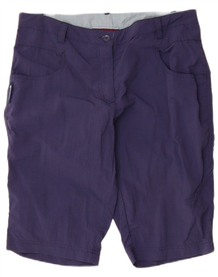 Mountain Warehouse Dame Cargo Shorts UK 12 Medium W32 Navy Blue Nylon