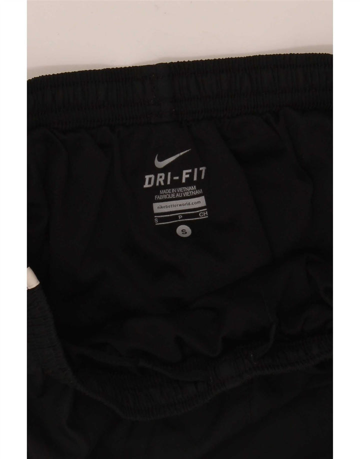 Nike Dame Dri Fit Sport Shorts UK 10 Small Black Polyester