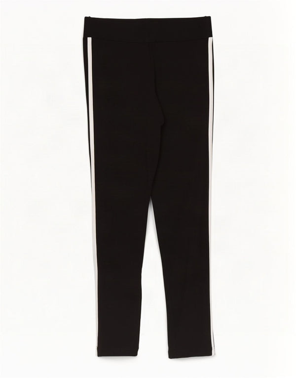 Adidas Dame Leggings UK 12/14 Medium Sort Bomuld