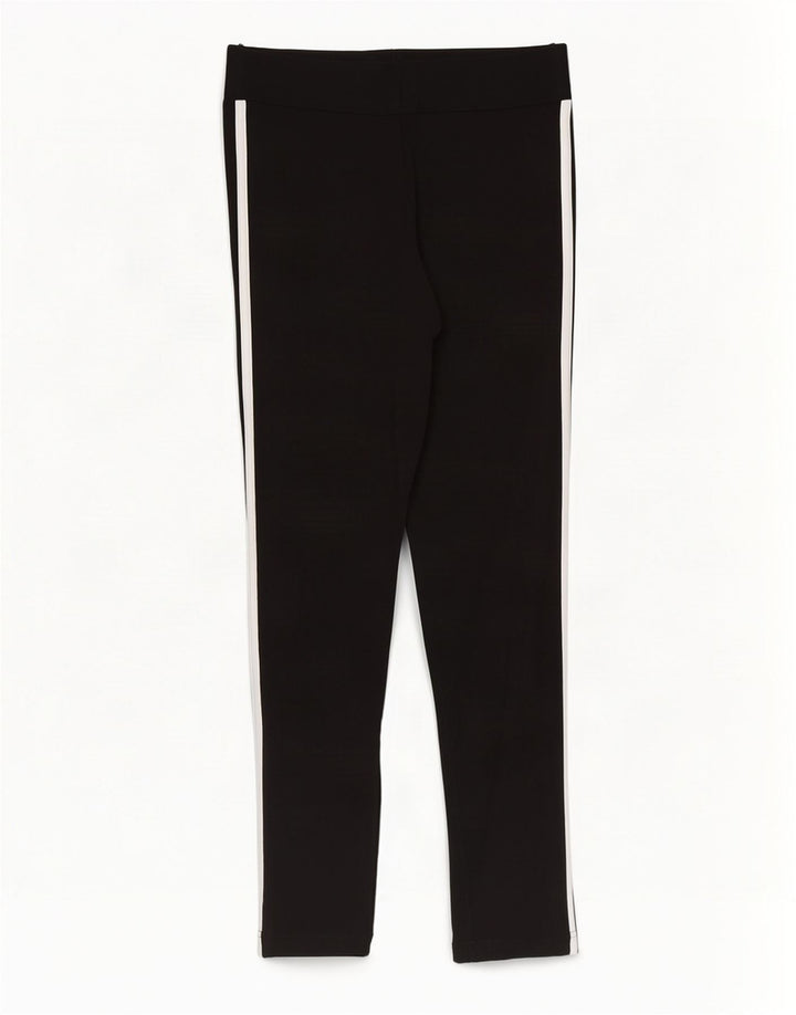 Adidas Dame Leggings UK 12/14 Medium Sort Bomuld