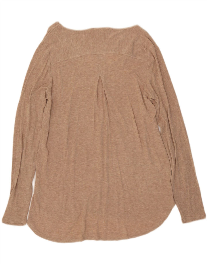 Essentials Dame Top Langærmet UK 12 Medium Beige Flecked