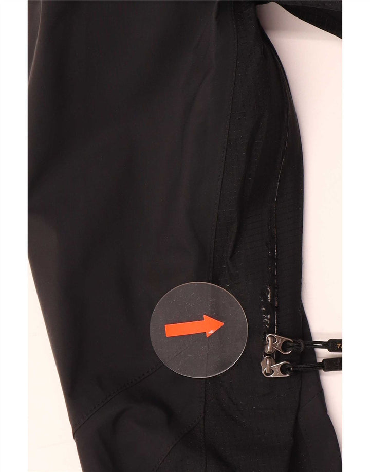Columbia Mens Interchange Hooded Rain Jacket UK 36 Small Black Nylon