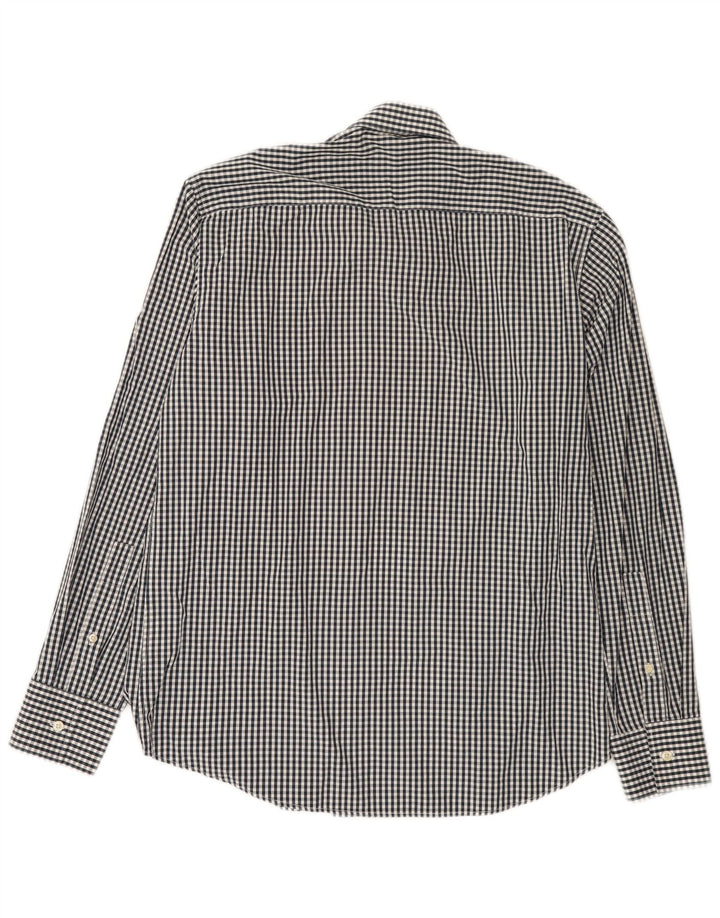 Henri Lloyd Herre Regular Fit skjorte Stor sort Gingham Bomuld