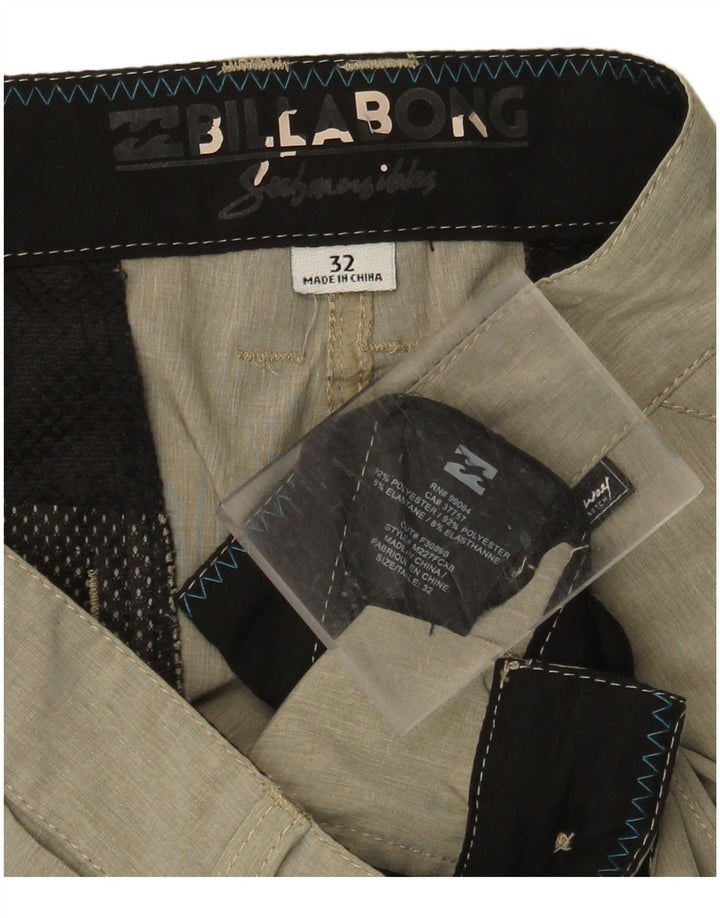 BILLABONG Chino Shorts til mænd W32 Medium Khaki Polyester