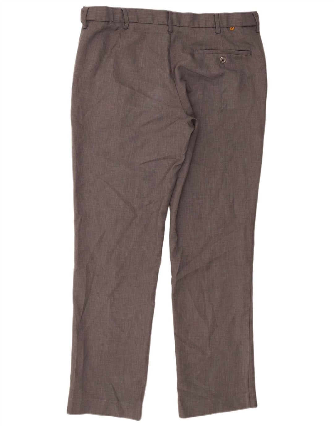 Farah Herre Klassiske Lige Chinobukser W36 L31 Grå Polyester