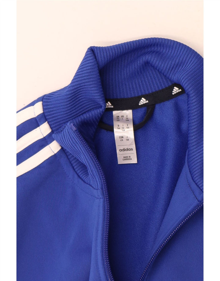 Adidas Træningsdragt Topjakke til drenge 13-14 år Blå Colourblock Polyester