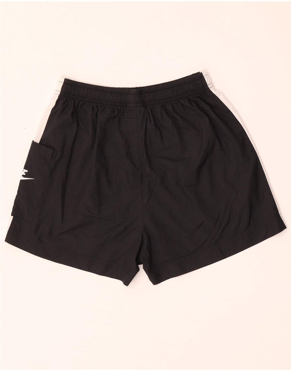 Nike sportsshorts til kvinder UK 14 Medium Sort Colourblock Polyester