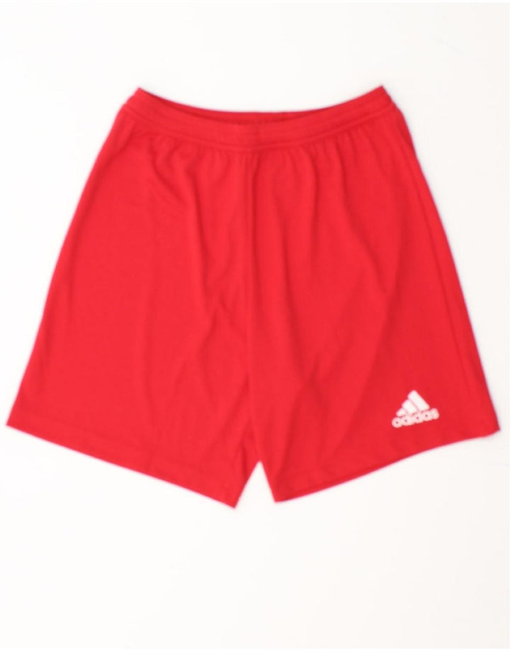 ADIDAS Mens Aeroready Sport Shorts Small Red Polyester Vintage Adidas and Second-Hand Adidas from Messina Hembry 