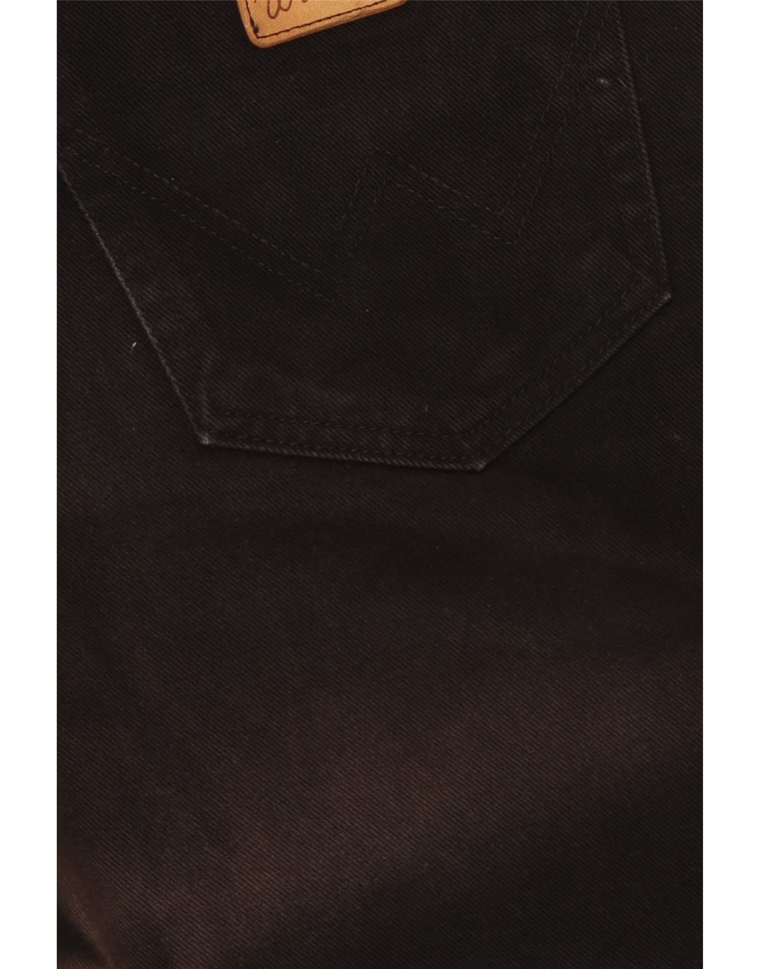 Wrangler Herre Texas Straight Jeans W34 L31 Sort Bomuld
