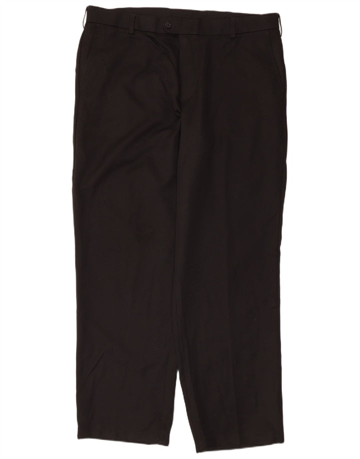 Izod Herre Golf Classic Fit Straight Suit Bukser W38 L32 Sort Polyester