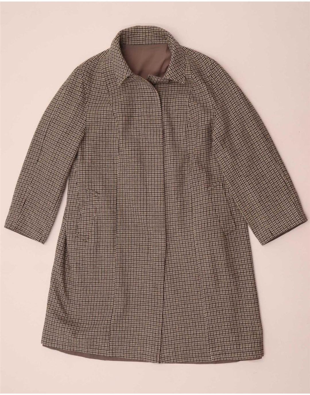 Vintage Womens Vendbar Overfrakke UK 16 Large Grey