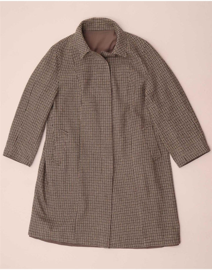Vintage Womens Vendbar Overfrakke UK 16 Large Grey