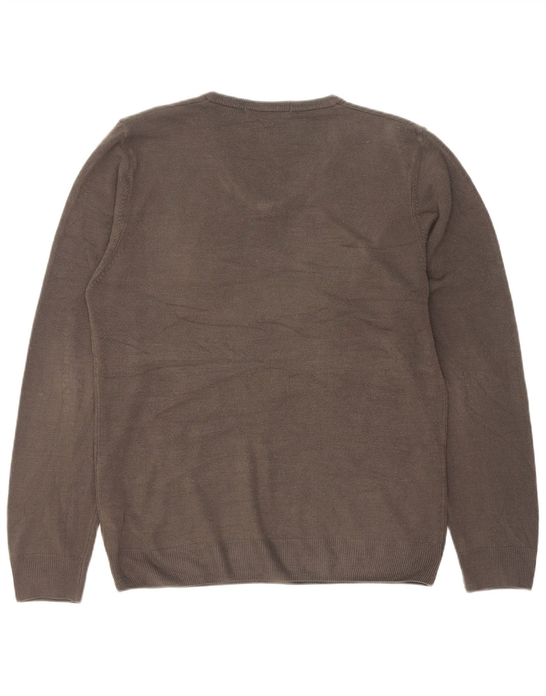 Marks & Spencer Herre V-hals sweater Medium Grå Akryl