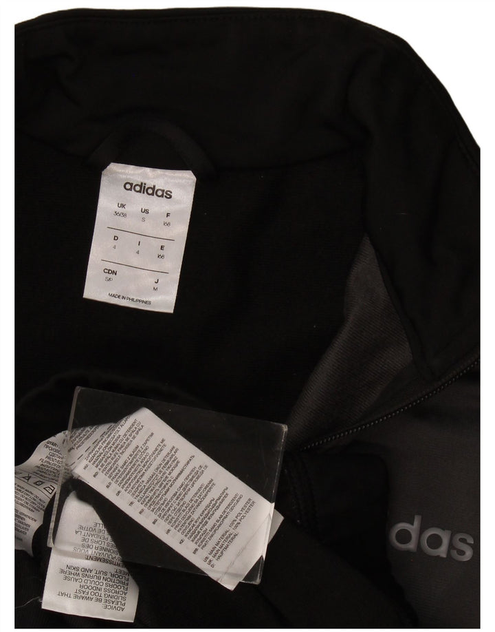 Adidas Træningsdragt til mænd Topjakke UK 36/38 Small Black Colourblock Polyester