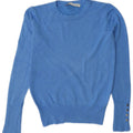 Zara Dame sweater med rund hals DK 10 Small Blue Viscose